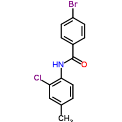 4-Bromo-N-(2-chloro-4-methylphenyl)benzamide structure