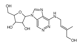 6-[(E)-4-Hydroxy-3-Methylbut-2-enylamino]-9-β-D-ribofuranosylpurine Structure