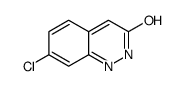 7-chlorocinnolin-3-ol structure