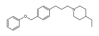 4-ethyl-1-[3-[4-(phenoxymethyl)phenyl]propyl]piperidine Structure