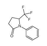 1-phenyl-5-(trifluoromethyl)pyrrolidin-2-one Structure