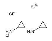 cyclopropanamine,platinum(2+),dichloride Structure