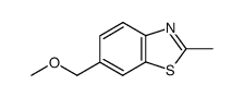 Benzothiazole, 6-(methoxymethyl)-2-methyl- (6CI,9CI)结构式
