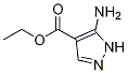 5-氨基-1H-吡唑-4-羧酸乙酯结构式