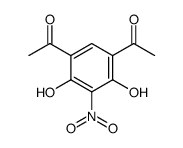 5'-acetyl-2',4'-dihydroxy-3'-nitroacetophenone结构式