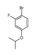 1-Bromo-2-fluoro-4-isopropoxybenzene structure