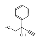 2-phenyl-but-3-yne-1,2-diol结构式