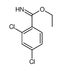 ethyl 2,4-dichlorobenzenecarboximidate Structure