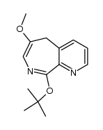6-methoxy-9-t-butoxy-5H-pyrido[2,3-c]azepine结构式