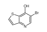 6-bromothieno[3,2-b]pyridin-7-ol结构式