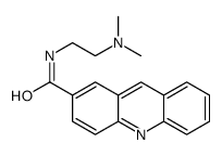 N-[2-(dimethylamino)ethyl]acridine-2-carboxamide结构式
