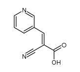 (E)-2-cyano-3-(3-pyridinyl)-2-propenoic acid结构式