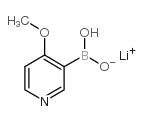 Monolithium 4-methoxypyridine-3-boronate Structure