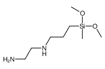 N'-[3-[dimethoxy(methyl)silyl]propyl]ethane-1,2-diamine结构式