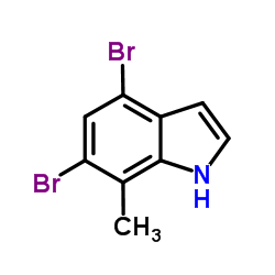 4,6-Dibromo-7-methyl-1H-indole structure