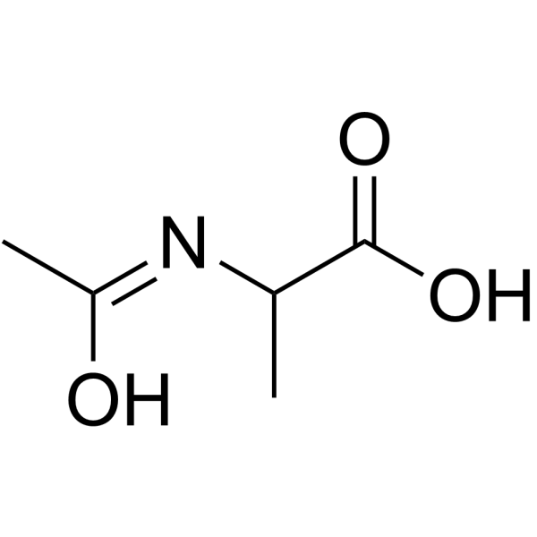 N-Acetyl-DL-Alanine structure
