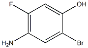 4-Amino-2-bromo-5-fluoro-phenol结构式