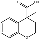 2H-1-Benzopyran-4-carboxylic acid, 3,4-dihydro-4-methyl- Structure