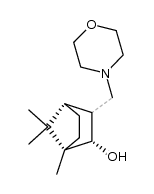 1,7,7-trimethyl-3-morpholin-4-ylmethyl-norbornan-2-ol结构式