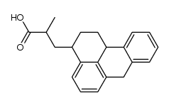 2-methyl-3-(2,3,7,11b-tetrahydro-1H-benz[de]anthracen-3-yl)-propionic acid Structure