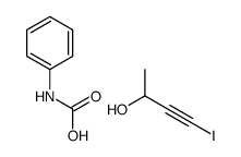 4-iodobut-3-yn-2-ol,phenylcarbamic acid结构式