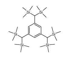 2,4,6-tris(bis(trimethylsilyl)methyl)benzene结构式
