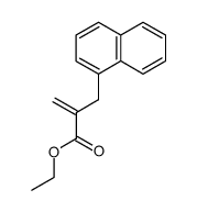 ethyl 2-methylene-3-(naphthalen-1-yl)propionate结构式