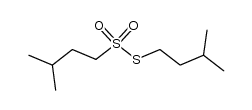 3-methyl-butane-1-thiosulfonic acid S-isopentyl ester Structure
