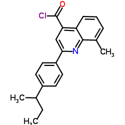 2-(4-sec-Butylphenyl)-8-methyl-4-quinolinecarbonyl chloride图片