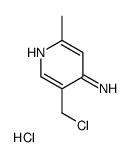 5-chloromethyl-2-Methyl-pyridine-4-yliamine HCl结构式