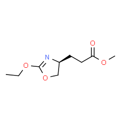 4-Oxazolepropanoicacid,2-ethoxy-4,5-dihydro-,methylester,(S)-(9CI)结构式