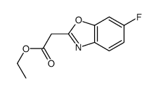 ethyl 2-(6-fluoro-1,3-benzoxazol-2-yl)acetate Structure