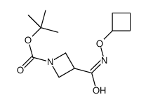 tert-butyl 3-(cyclobutyloxycarbamoyl)azetidine-1-carboxylate Structure