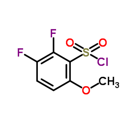 2,3-Difluoro-6-methoxybenzenesulfonylchloride structure
