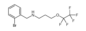 N-(2-Bromobenzyl)-3-(pentafluoroethoxy)-1-propanamine Structure
