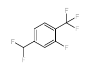 4-(Difluoromethyl)-2-fluoro-1-(trifluoromethyl)benzene Structure