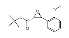 trans-tert-Butyl-2,3-epoxy-3-(2-methoxyphenyl)propanoate Structure