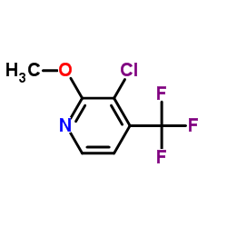 3-Chloro-2-methoxy-4-(trifluoromethyl)pyridine Structure