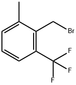 2-甲基-6-三氟甲基溴苄结构式