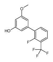 3-[2-fluoro-3-(trifluoromethyl)phenyl]-5-methoxyphenol结构式
