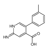 2-amino-5-(3-methylphenyl)pyridine-4-carboxylic acid Structure