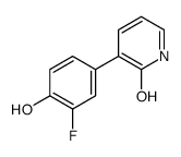 3-(3-fluoro-4-hydroxyphenyl)-1H-pyridin-2-one Structure