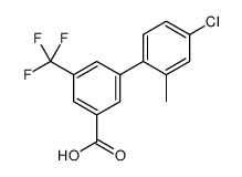 3-(4-chloro-2-methylphenyl)-5-(trifluoromethyl)benzoic acid Structure