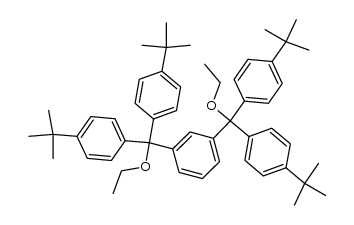 1,3-bis(bis(4-(tert-butyl)phenyl)(ethoxy)methyl)benzene Structure