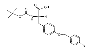 Boc-Tyr(Mtb)-OH结构式