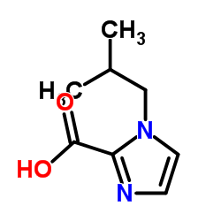 1-Isobutyl-1H-imidazole-2-carboxylic acid structure