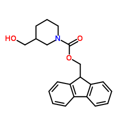 1-Fmoc-3-(hydroxyMethyl)piperidine Structure