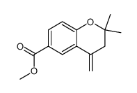 methyl 2,2-dimethyl-4-methylidene-3,4-dihydro-2H-chromene-6-carboxylate Structure