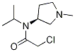 2-Chloro-N-isopropyl-N-((S)-1-Methyl-pyrrolidin-3-yl)-acetaMide结构式