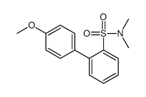 2-(4-methoxyphenyl)-N,N-dimethylbenzenesulfonamide structure